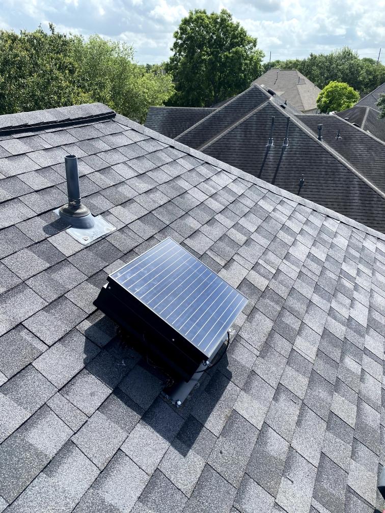 Solar Fans for Improving Attic Airflow
