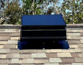 Solar attic fans