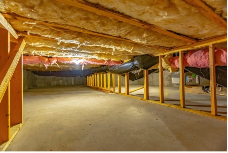 Insulation For Crawl Spaces and Basements
